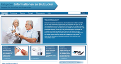 Desktop Screenshot of blutzucker.info